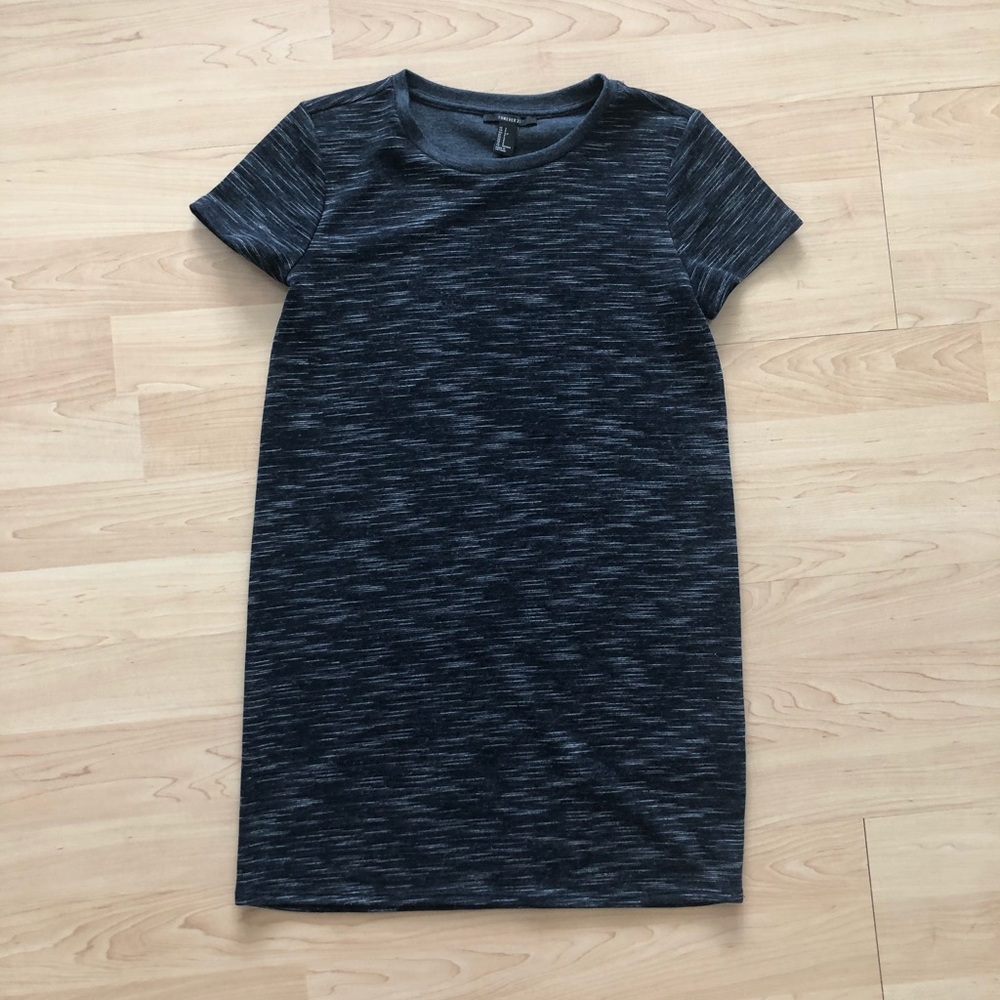 Forever21 Blue Heather T-Shirt Dress